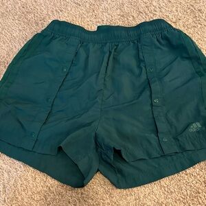 Adidas Dark Green Athletic Shorts